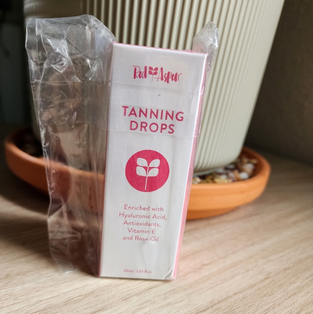 Red Aspen Tanning Drops | Face & Body Self Tan Concentrate | NWT